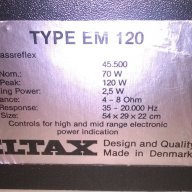 Eltax em120 master line 2х120w-made in denmark-внос швеицария, снимка 8 - Тонколони - 14101211