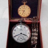 Джобен часовник Омега арт деко, снимка 2 - Джобни - 24544309