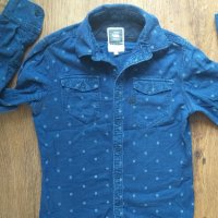 g-star tacoma shirt l/s - страхотна мъжка дънкена риза, снимка 5 - Ризи - 23692347