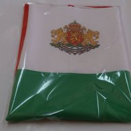 българско знаме с герб размер 90/145 полиестерна коприна, снимка 1 - Други - 11704741