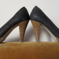Кафяви обувки, снимка 4 - Дамски обувки на ток - 14115123