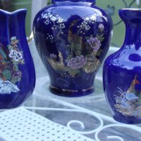 НАМАЛЕНИ Великолепни японски порцеланови вази , снимка 3 - Декорация за дома - 25973184