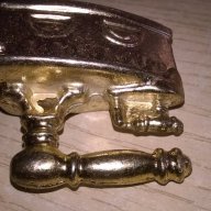 Мини ретро колекция-ютия-бронз/месинг-5х4х2см-внос швеицария, снимка 7 - Антикварни и старинни предмети - 17527686