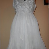 Бяла рокля Azara, снимка 6 - Рокли - 22643590
