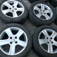 Peugeot 16"  оригинални джанти с  гуми, снимка 4 - Гуми и джанти - 19026847