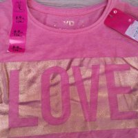 young dimension детска блуза  розова LOVE , снимка 2 - Детски Блузи и туники - 21662938