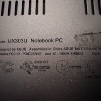 Лаптоп Asus – UX303U, снимка 5 - Лаптопи за дома - 24863048