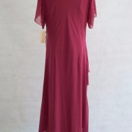 Официална вишнава рокля марка Gabriela Visconti - 3XL, снимка 3 - Рокли - 18189155