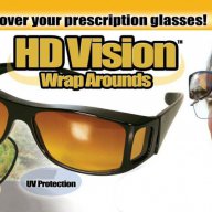 Комплект от 2 броя очила за дневно и нощно шофиране HD Vision WrapArounds, снимка 1 - Слънчеви и диоптрични очила - 17517168