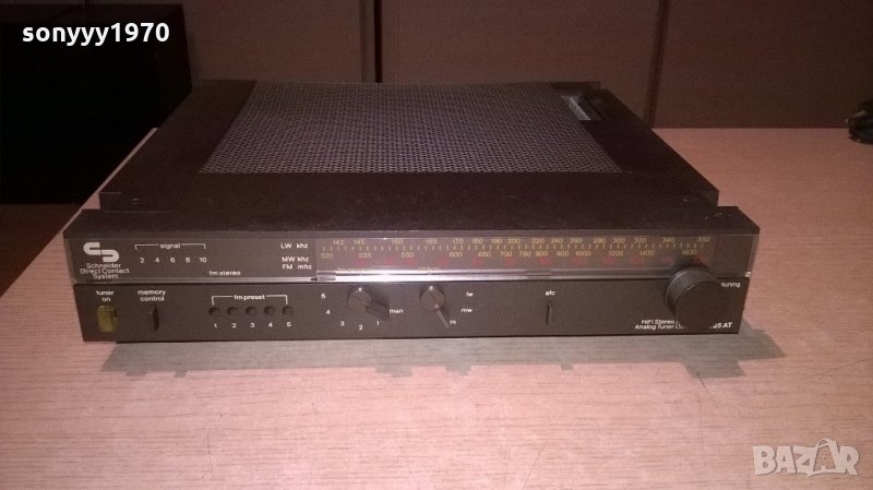 schneider dcs8025at hifi stereo tuner-west germany, снимка 1