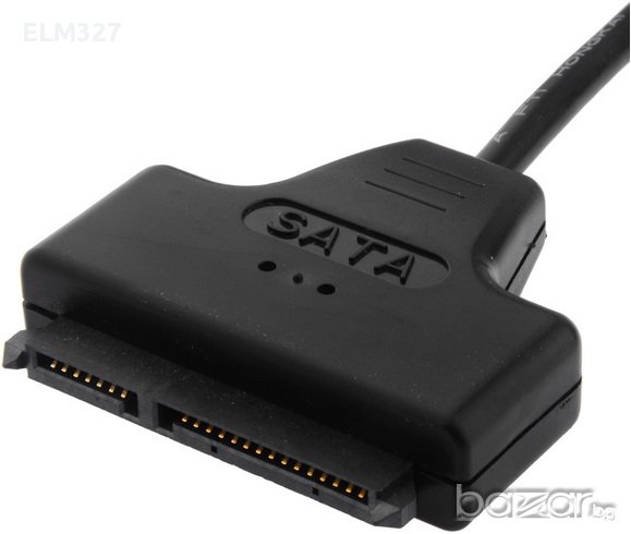 Кабел/адаптер USB 2.0 към SATA HDD 2.5", снимка 1