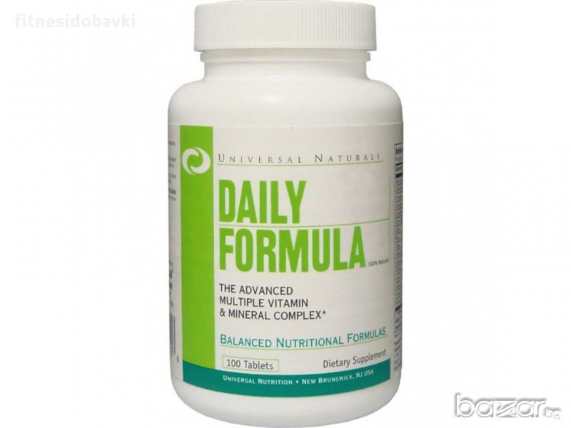 Universal Nutrition Daily Formula, 100 таблетки, снимка 1