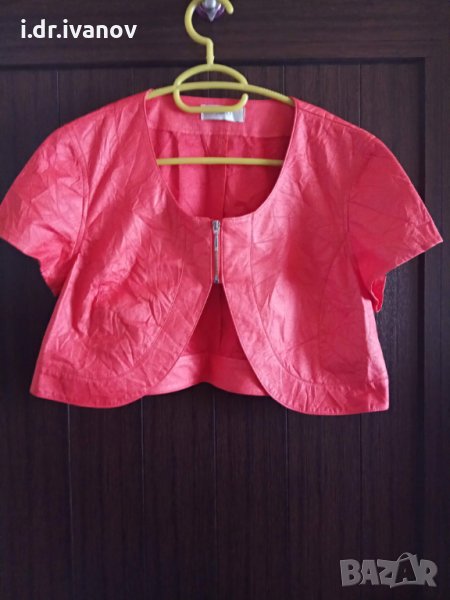 късо неоново сако с къс ръкав, снимка 1