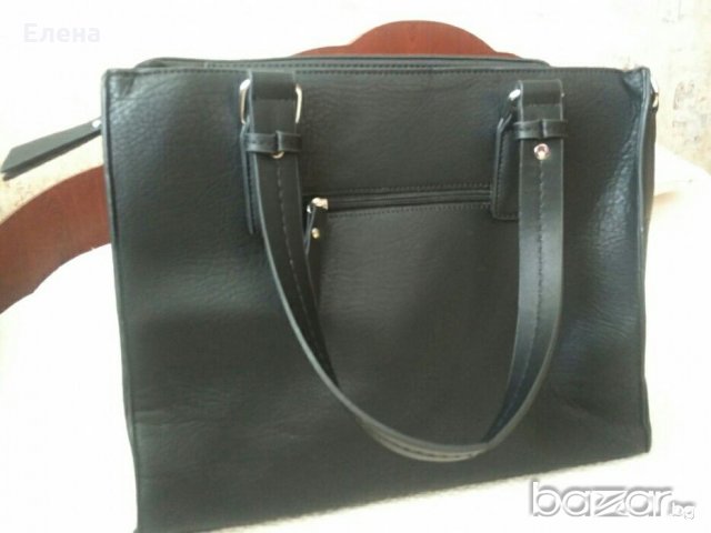 Чанта нова черна дамска от изкуствена.кожа, снимка 3 - Чанти - 21328390