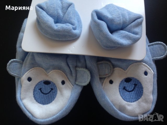 бебешки чорапи за момче 6-9мес, снимка 3 - Бебешки обувки - 23510834