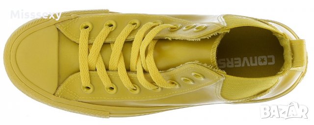 ПРОМО 🍊 CONVERSE ALL STAR 🍊 Дамски кецове в жълто зелено № 36½ & 37 нови с кутия, снимка 8 - Кецове - 21726478