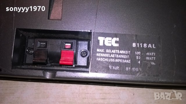 tec 2x100w-2бр тонколони-28х15х13см-внос швеицария, снимка 14 - Тонколони - 22702962