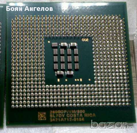 Продавам 2 броя процесори SL7VD Intel Xeon 2.8/1mb/800MHz, снимка 1 - Процесори - 14577720