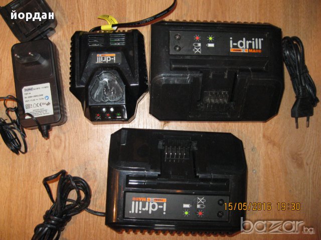 Зарядни за винтоверт.литиево йонни батерии от 12 до18 волта, снимка 1 - Други инструменти - 14607139