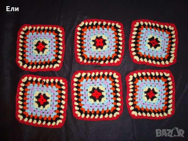 Подложки за чаши ръчно плетени