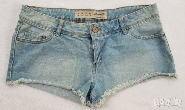   Къси дънкови панталони размер С-М, снимка 1 - Къси панталони и бермуди - 25897946