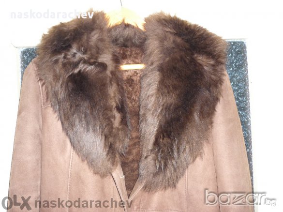 Дълъг дамски кожен кожух (палто), снимка 5 - Палта, манта - 11873393