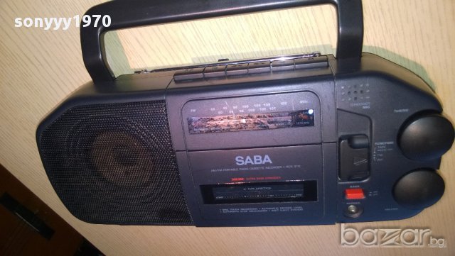 saba rcr 310 radio/cassette receiver-внос швеицария, снимка 9 - Радиокасетофони, транзистори - 8863434
