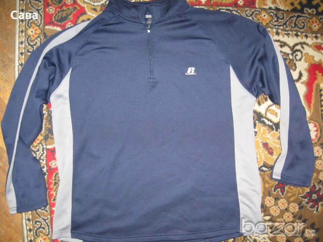 Ватирана блуза RUSSELL   мъжка,ХЛ, снимка 2 - Спортни дрехи, екипи - 20869687
