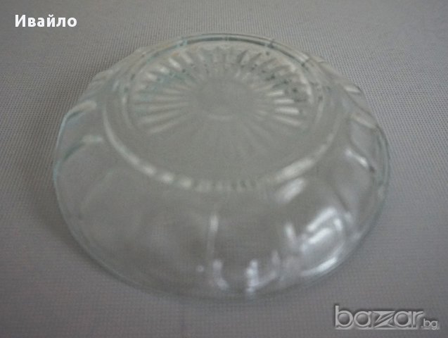 Стъклени десертни чинийки - 12 бр., снимка 5 - Чинии - 17737819