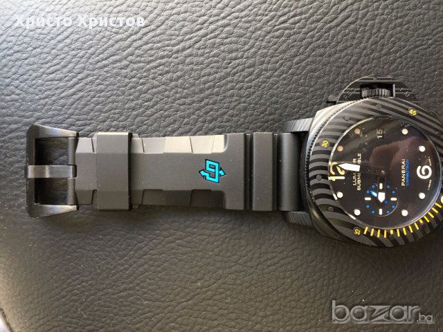 Часовник PANERAI Luminor Submersible 1950 Carbotech реплика клас  ААА+, снимка 3 - Мъжки - 16657202