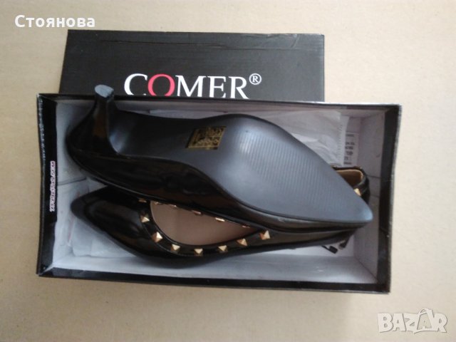 Дамски елегантни обувки "Comer" 38 номер, снимка 8 - Дамски обувки на ток - 22576908