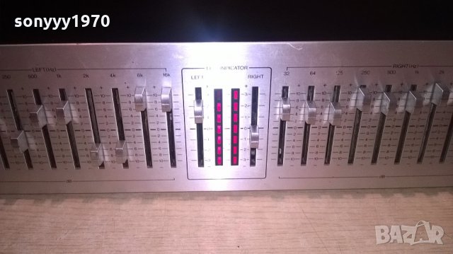 ПОРЪЧАН-rising eq-10 equalizer-made in japan-внос швеицария, снимка 3 - Ресийвъри, усилватели, смесителни пултове - 22189284