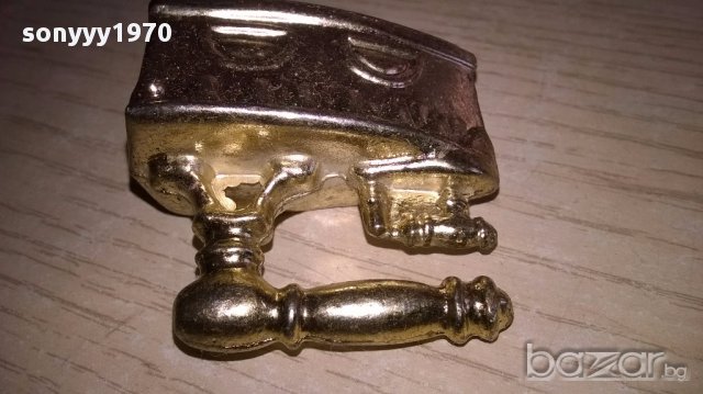 Мини ретро колекция-ютия-бронз/месинг-5х4х2см-внос швеицария, снимка 7 - Антикварни и старинни предмети - 17527686