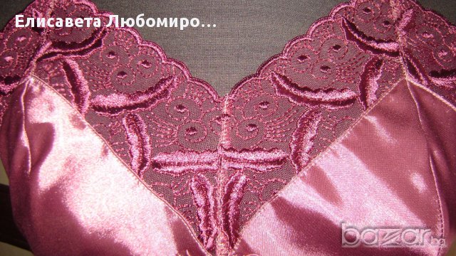 нощница и халат сатен, снимка 2 - Нощници - 10452861