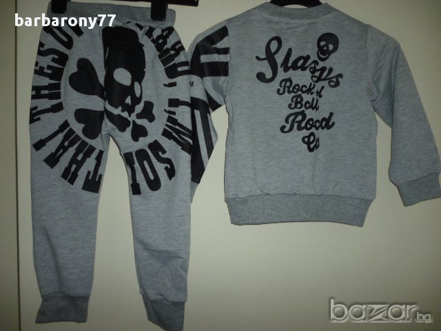 Спортен комплект за момчета с черепи - наличен, снимка 2 - Детски комплекти - 11436424