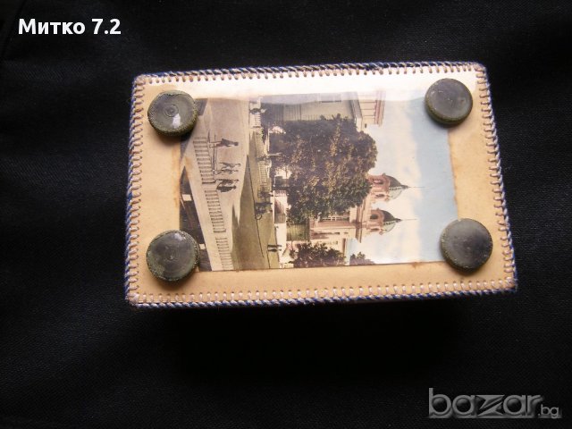 Стара ръчно изработена кутия, снимка 11 - Антикварни и старинни предмети - 17256439