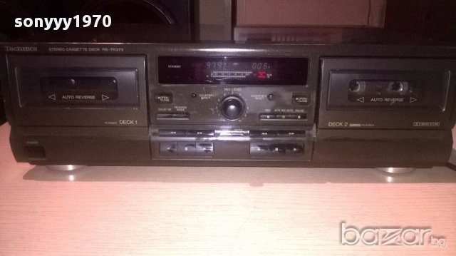 Technics rs-tr373 deck-made in japan-внос швеицария, снимка 2 - Ресийвъри, усилватели, смесителни пултове - 13693810