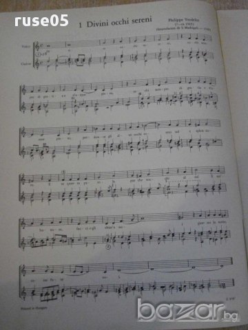 Книга "Italian Renaissance Songs for voice and guitar"-32стр, снимка 3 - Специализирана литература - 15845913