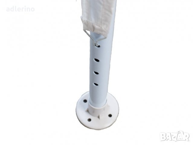  Градински павилион 3 х 3 метра, градинска шатра бяла, тента с 4 страни , снимка 5 - Градински мебели, декорация  - 24784517