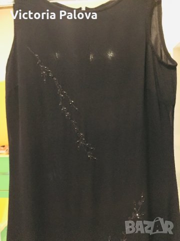 Красива удобна черна рокля, снимка 11 - Рокли - 25789076