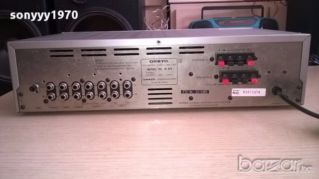 onkyo amplifier a-44 made in JAPAN-внос швеицария, снимка 14 - Ресийвъри, усилватели, смесителни пултове - 14272514