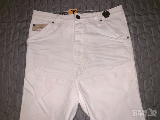 G-Star бели дамски дънки потур W28/L32, снимка 5 - Дънки - 23935450