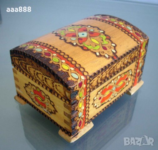 Дървени пирографирани кутии мускали, снимка 10 - Декорация за дома - 23642980