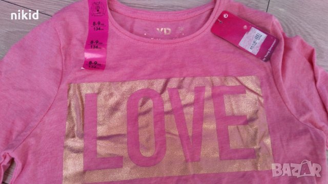 young dimension детска блуза  розова LOVE , снимка 2 - Детски Блузи и туники - 21662938