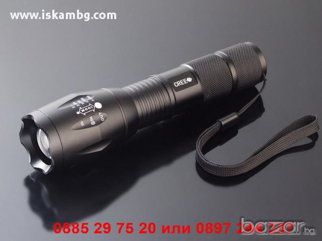 CREE LED Фенер със ZOOM XM-L T6 1000 Lumens - код X6-902, снимка 3 - Екипировка - 12392290
