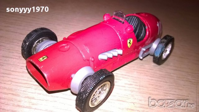 Ferrari ретро кола 11х5см-внос швеицария, снимка 4 - Антикварни и старинни предмети - 17622279