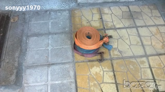 Колан/лента за теглене-9 метра за теглене-внос швеицария, снимка 6 - Аксесоари и консумативи - 15822259