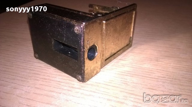 Мини ретро колекция-златно фото-бронз/месинг-7х5х4см-внос швеицария, снимка 10 - Антикварни и старинни предмети - 17467747