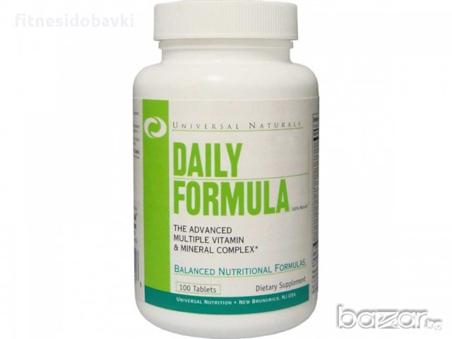 Universal Nutrition Daily Formula, 100 таблетки, снимка 1 - Хранителни добавки - 8928923