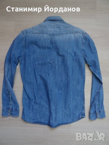 Мъжка риза Jack & Jones размер S, снимка 6 - Ризи - 23984092